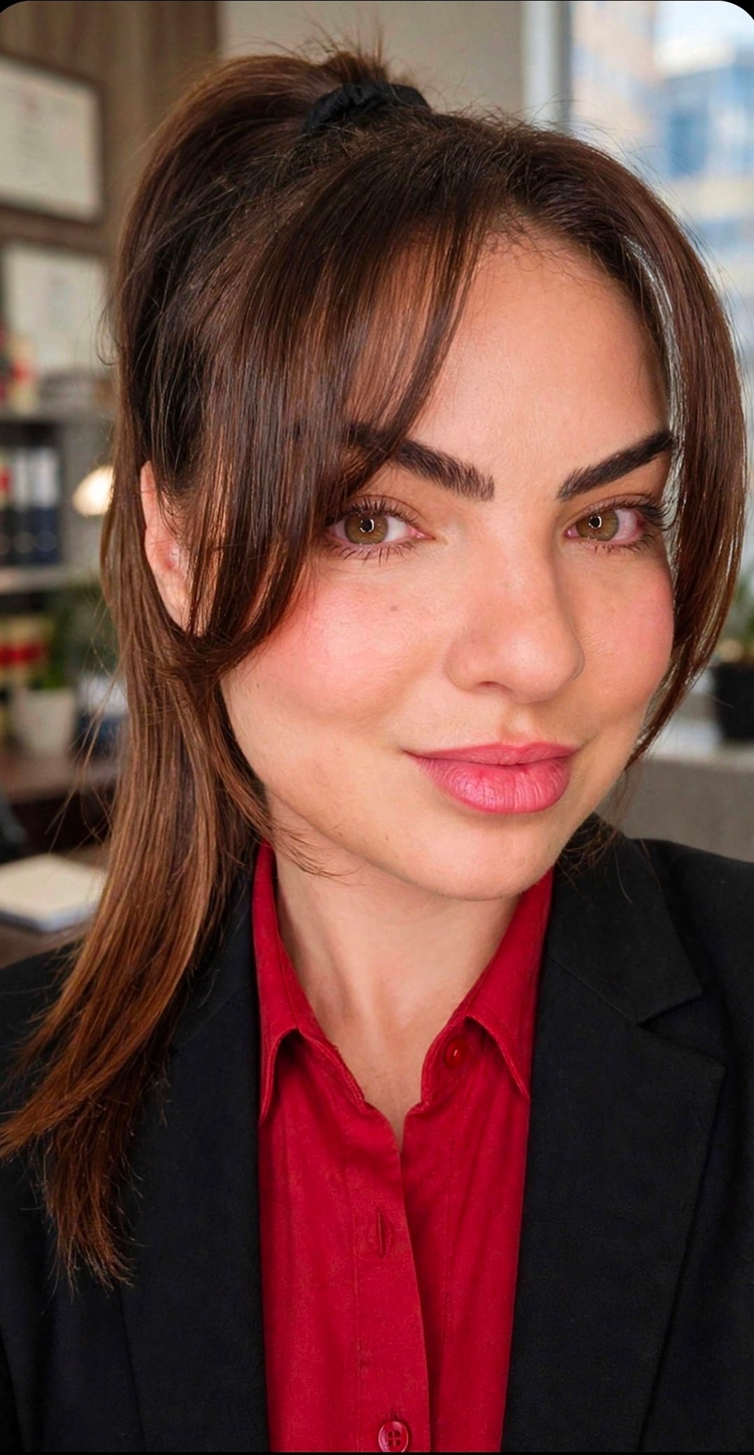 Andi Geloo, attorney at law, in her Fairfax, Virginia office